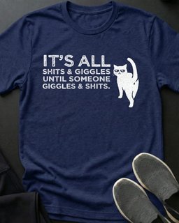 Giggles Tee Gift For Cat Lover