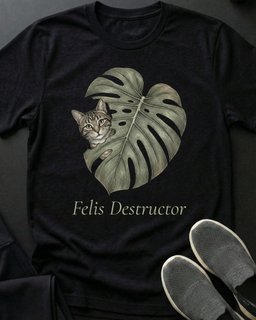Destructor Tee Gift For Cat Lover