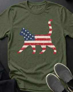 Freedom Cat Tee Gift For Cat Lover