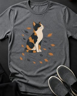 Fall Breeze Tee Gift For Cat Lover