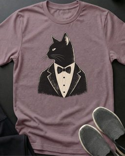 Dapper Cat Tee Gift For Cat Lover