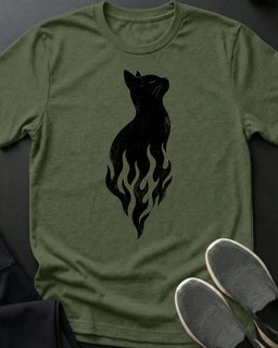 Feline Phoenix Tee Gift For Cat Lover