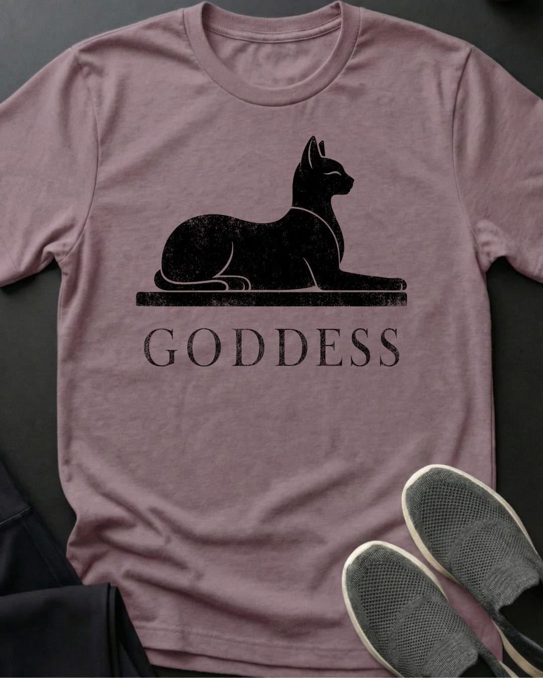 Goddess Tee Gift For Cat Lover