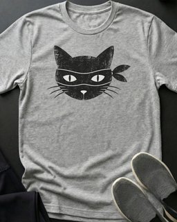Masked Bandit Tee Gift For Cat Lover