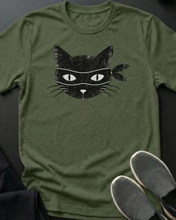 Masked Bandit Tee Gift For Cat Lover