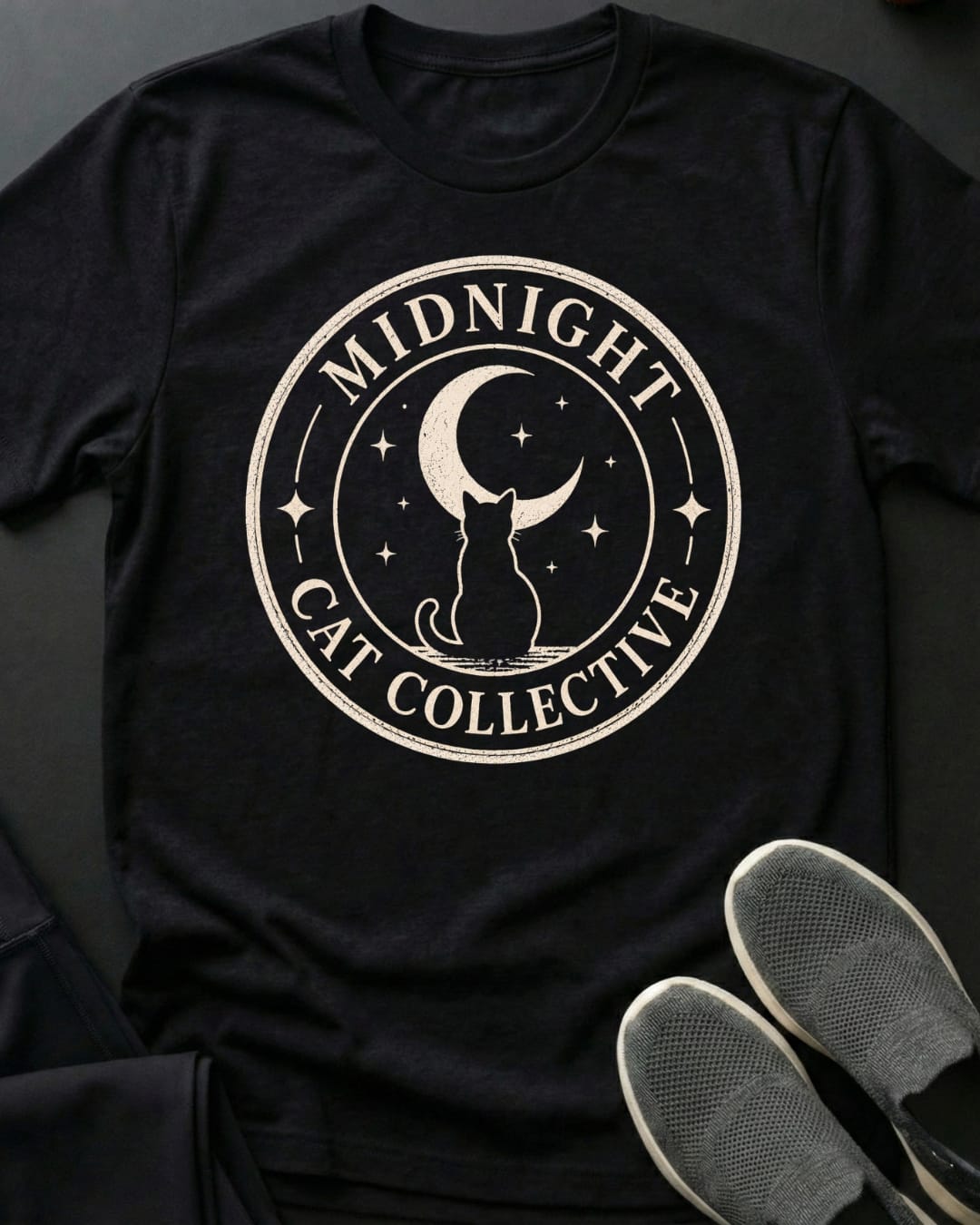 Midnight Collective Tee Gift For Cat Lover