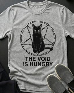 Hungry Void Tee Gift For Cat Lover