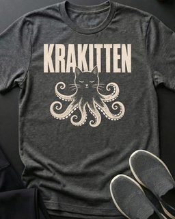 Krakitten Tee Gift For Cat Lover