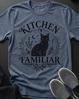 Kitchen Familiar Tee Gift For Cat Lover