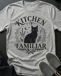 Kitchen Familiar Tee Gift For Cat Lover