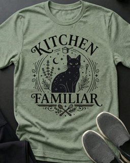 Kitchen Familiar Tee Gift For Cat Lover