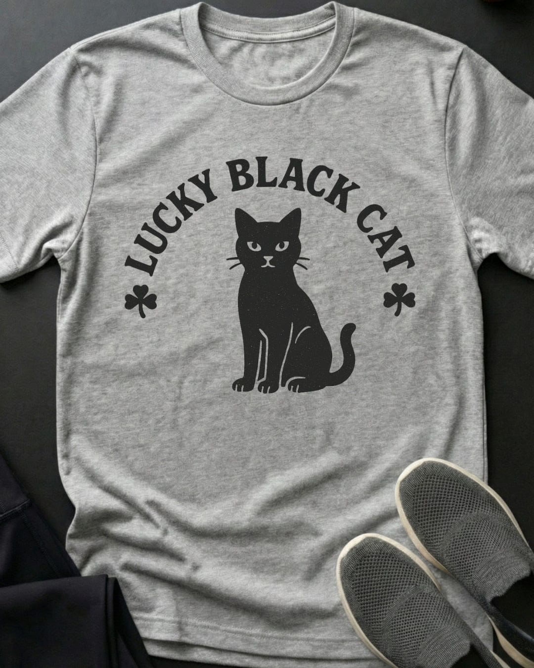 Lucky Tee Gift For Cat Lover