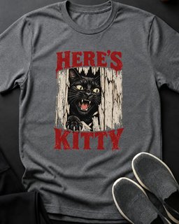 Heres Kitty Tee Gift For Cat Lover