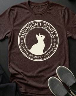 Midnight Coven Tee Gift For Cat Lover