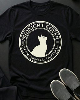 Midnight Coven Tee Gift For Cat Lover