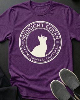 Midnight Coven Tee Gift For Cat Lover
