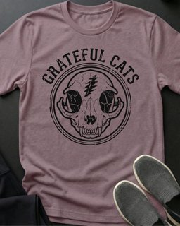 Grateful Cat Tee Gift For Cat Lover