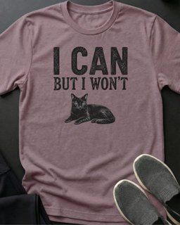 I Can Tee Gift For Cat Lover