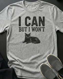 I Can Tee Gift For Cat Lover