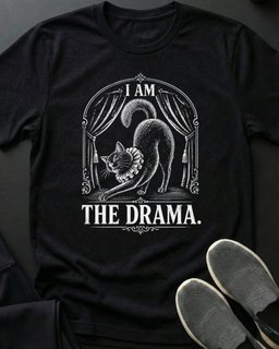 I Am The Drama Tee Gift For Cat Lover