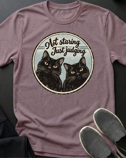 Just Judging Tee Gift For Cat Lover