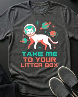 Litter Box Tee Gift For Cat Lover