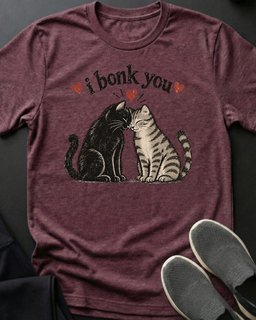 I Bonk You Tee Gift For Cat Lover