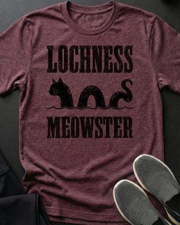 Lochness Meowster Tee Gift For Cat Lover