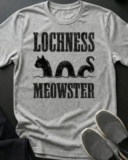 Lochness Meowster Tee Gift For Cat Lover