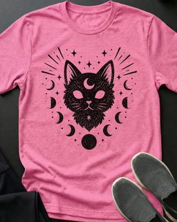 Lunar Void Tee Gift For Cat Lover