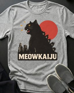 Kaiju Tee Gift For Cat Lover