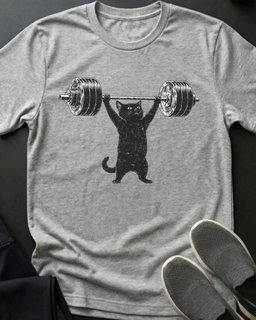 Lifting Tee Gift For Cat Lover