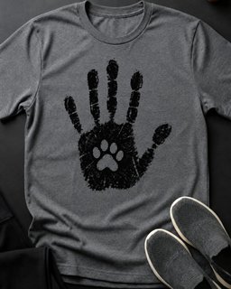 Handprints Tee Gift For Cat Lover