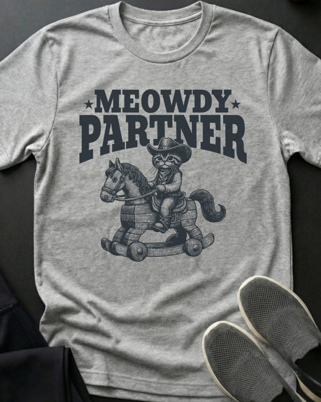 Meowdy Tee Gift For Cat Lover