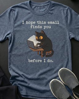 Hope This Email Finds You Tee Gift For Cat Lover