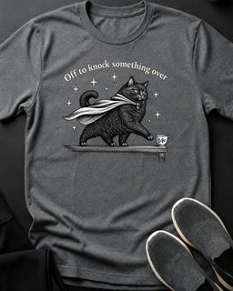 Knock IT Over Tee Gift For Cat Lover