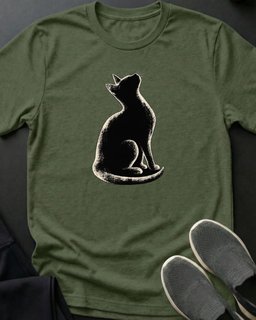 Looking Up Tee Gift For Cat Lover