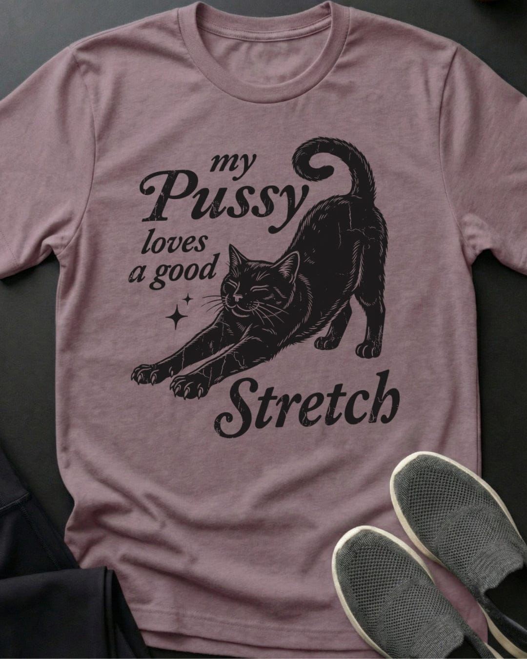Good Stretch Tee Gift For Cat Lover