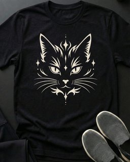 Midnight Mystic Tee Gift For Cat Lover