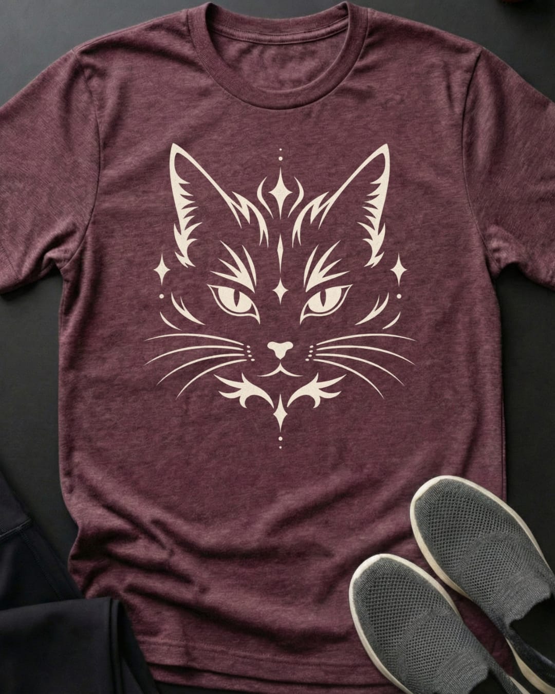Midnight Mystic Tee Gift For Cat Lover