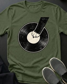 Record Paw Tee Gift For Cat Lover