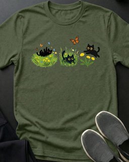 Spring Zoomies Tee Gift For Cat Lover