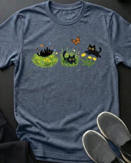 Spring Zoomies Tee Gift For Cat Lover