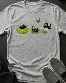 Spring Zoomies Tee Gift For Cat Lover
