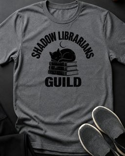 Shadow Librarians Tee Gift For Cat Lover
