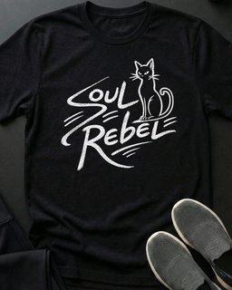 Soul Rebel Tee Gift For Cat Lover