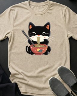 Ramen Kitty Tee Gift For Cat Lover