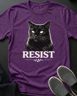 Resist Tee Gift For Cat Lover