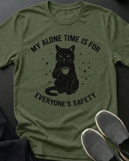 Safety Tee Gift For Cat Lover