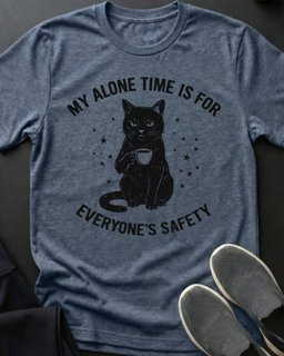 Safety Tee Gift For Cat Lover